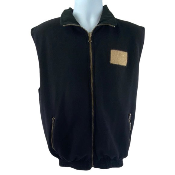 Reversible Fleece Lined Vented Fishing Vest size Large - Picture 3 of 8